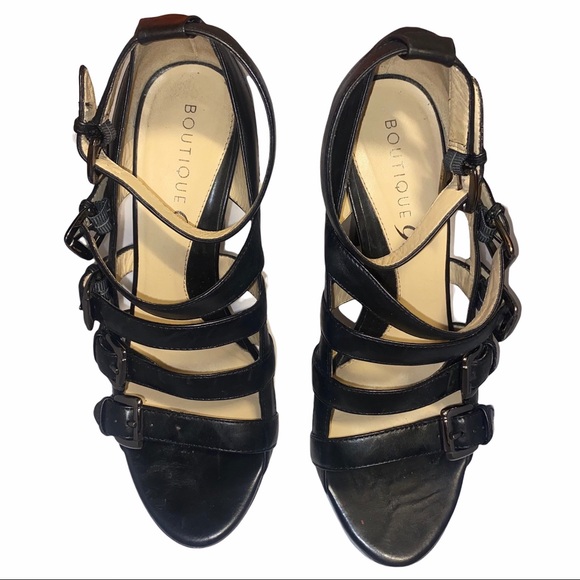 Boutique 9 Genuine Leather Heels - Picture 2 of 6